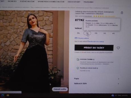 Šaty plesové večerní vel 46, 46