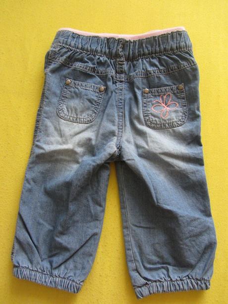 Kalhoty podšité bavnou., baby,74