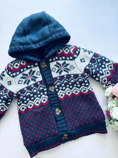 Svetr zateplený - v.6/9 mes., george,74