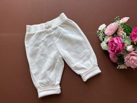 Tepláčky smetanové barvy - v.0/3 měs., george,62