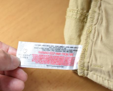 Kraťasy vel. 18 - 24 m, primark,92