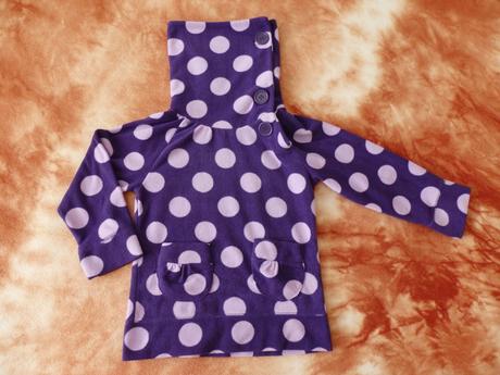 Flísová mikinka s velkým límcem, dopodopo,110