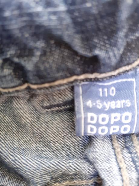 Riflové, džínové kraťasy, dopodopo,110