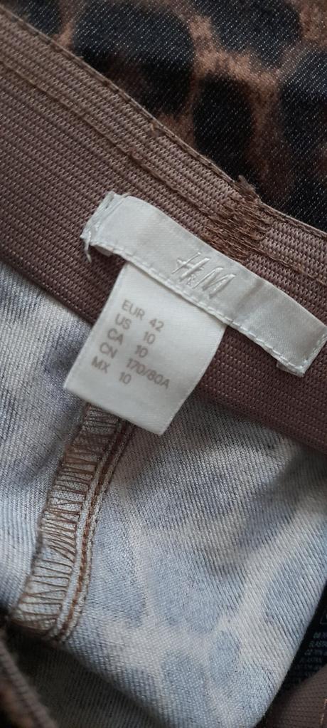 H&m kalhoty s leopardím potiskem, h&m,42
