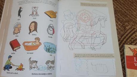 2 x sešit s logopedickými pomůckami a úkoly, 