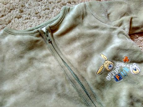 Vel.62, c&a dětská mikina kabátek na zip zateplená, c&a,62