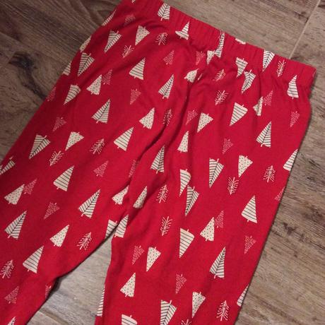 Domácí bavlněné kalhoty/tepláky se stromečky, f&f,146