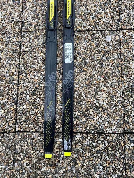 Dětské běžky fisher twin race skin 157 cm, fisher