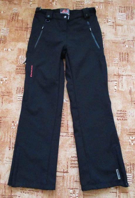 Dámské černé zimní softshellové kalhoty envy l 40, envy,l