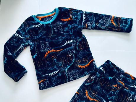 Ob/ pyžamo coral flece - v.5/6 let, nutmeg,116