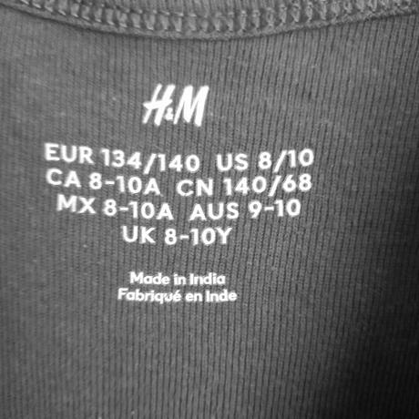 Dětské tílko (4 ks), zn. h&m, vel. 134/140, h&m,134