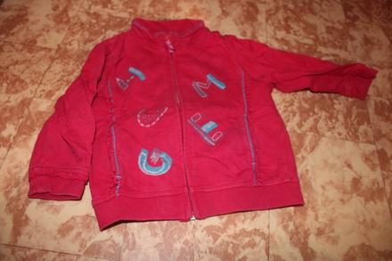 Dívčí mikina, mikinka hug me vel. 80 - 86, wolf,80