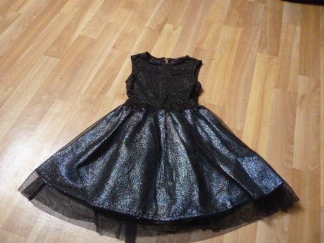 Třpytivé šaty s tylem george 4-5, george,110