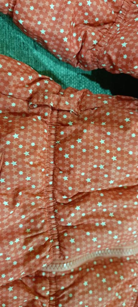 Dívčí zimní bunda, 130-64. barva červená, 134