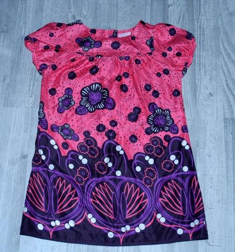 Saténová tunika s krátkým rukávem, cherokee,104