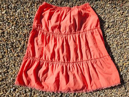 N74 dívčí plátěná sukně vel. 152, 152