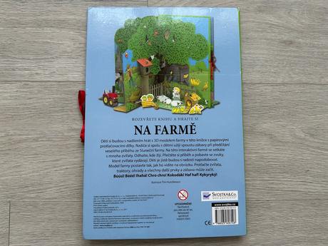Kniha na farmě, 3d, interaktivní knížka,