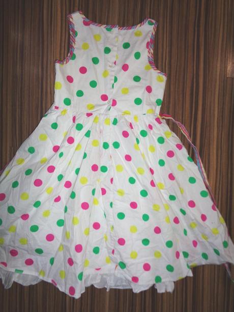 Krásné bílé šaty s puntíky, bluezoo,134