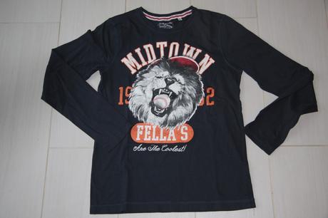 Triko s dlouhým rukávem, c&a,158