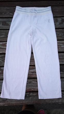 Tepláky pro holky - bílé, vel. 122, girl2girl,122