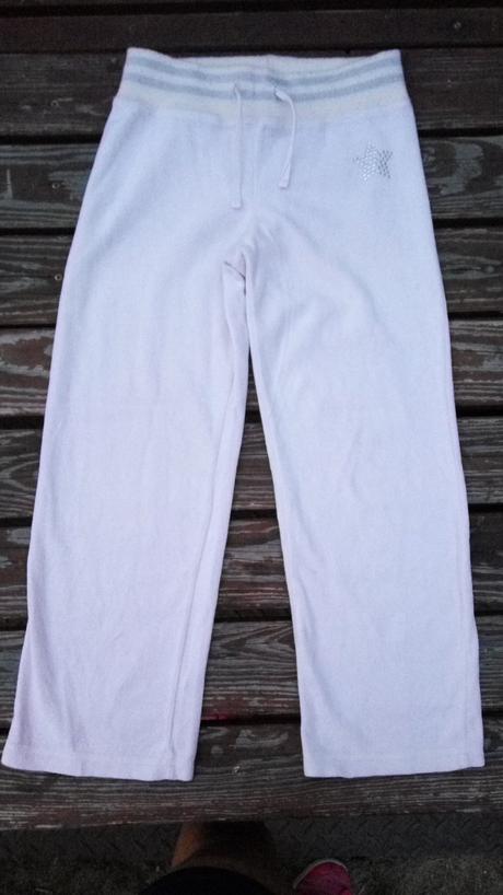 Tepláky pro holky - bílé, vel. 122, girl2girl,122