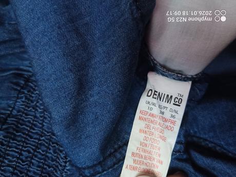 Šortky - overal zn."denim co" vel."36/38", denim co,38