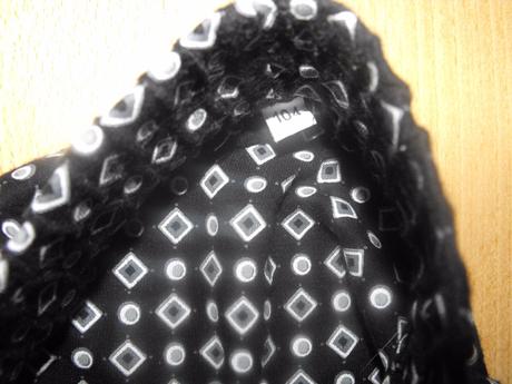 Čierna vzorovaná balónová sukňa, 104