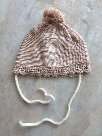 Teplá béžová čepička next unisex 6-12 měs,11kg, next,74