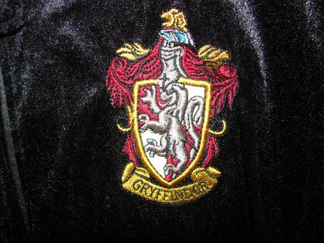 Karnevalový plášť s kapucí harry potter gryffindor, 