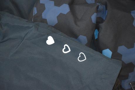 110 st. teplá bunda oteplené kalhoty, h&m,110