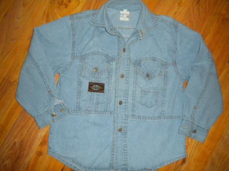 Krásná dívčí riflová košile, 122