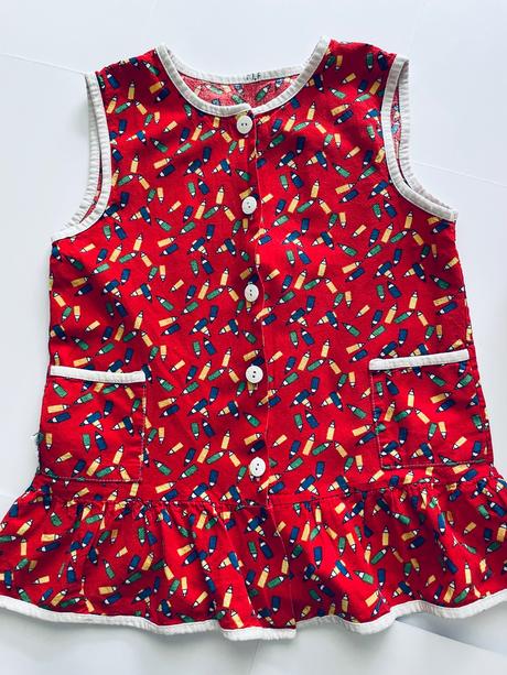 Zástěra - v.cca 5/7 let, 110