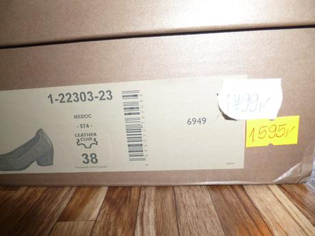 Kožené lodičky, tamaris,38