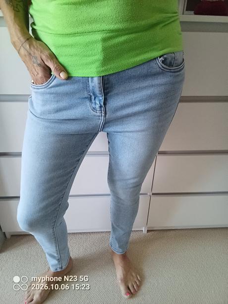 Rifle sv modré zn."m'.sara denim" vel "34", denim,34