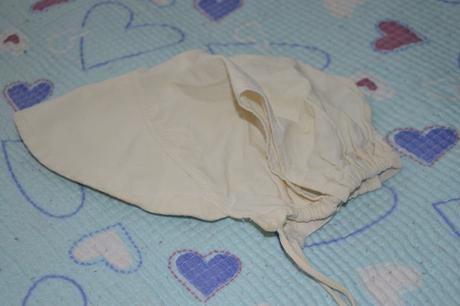 Letní vzdušná plátěná čepička klobouček s kšiltem, 80