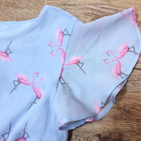 Lehoučké letní šaty s plameňáky, tu,116