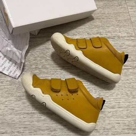 Geox steppieup ochreyellow/ navy barefoot dětské b, geox,24