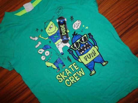 Kouzelné zelené tričko s příšerkami, kiki&koko,110