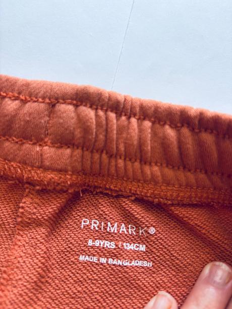 Kraťasy cihlové barvy - v. 8/9 let, primark,134