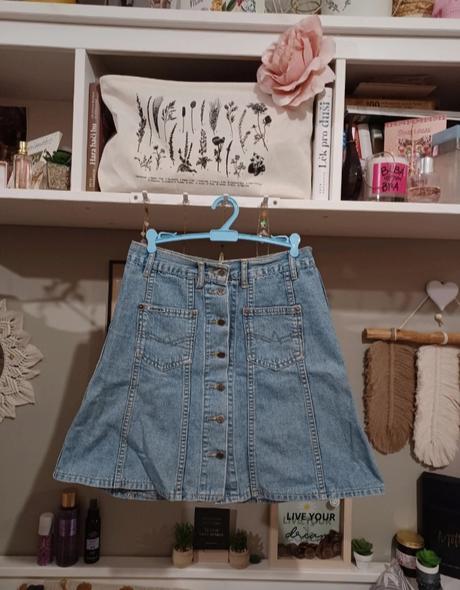 Džínová sukně do a, 158