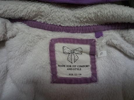 Zateplená mikina chlupatá, v. 122/128, caa, c&a,122