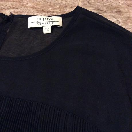 Lehoučká transparentní halenka, papaya,l