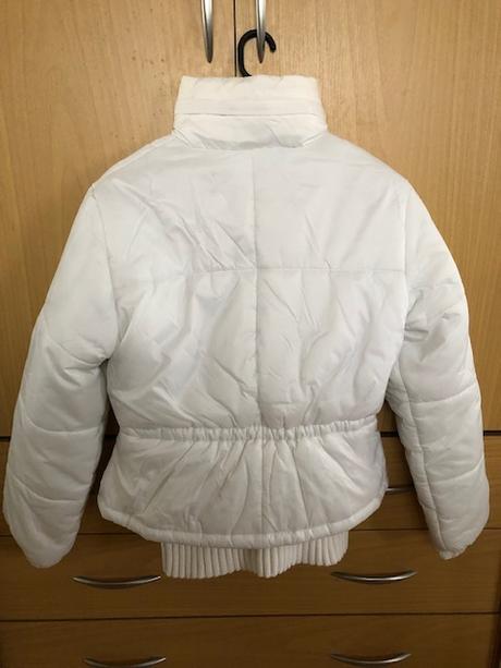 Bílá zimní bunda, bonprix,m