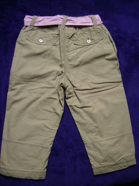 Kalhoty jarně/letní plátěné vel.86, okay,86