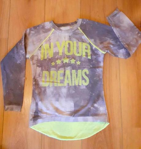 +++triko-mikina s neonovým nápisem+++, 134