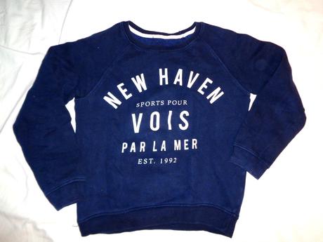 Tmavomodrá mikina s nápisem 158/164, gina,158