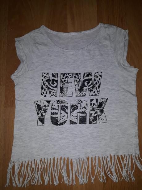 Tričko jungle new york, h&m,134