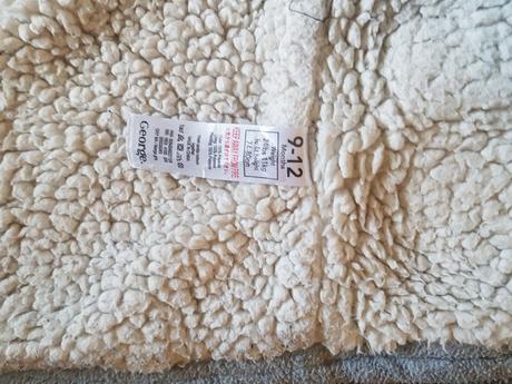 Teplý fleesový kabátek značky george, vel. 9-12 mě, george,74