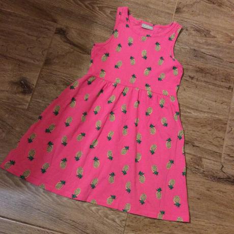 Bavlněné šaty s ananasy, matalan,128