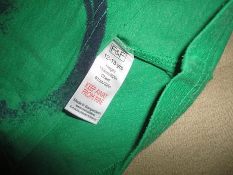 Hezké vrstvené triko f+f, vel. 12-13 let, f&f,152